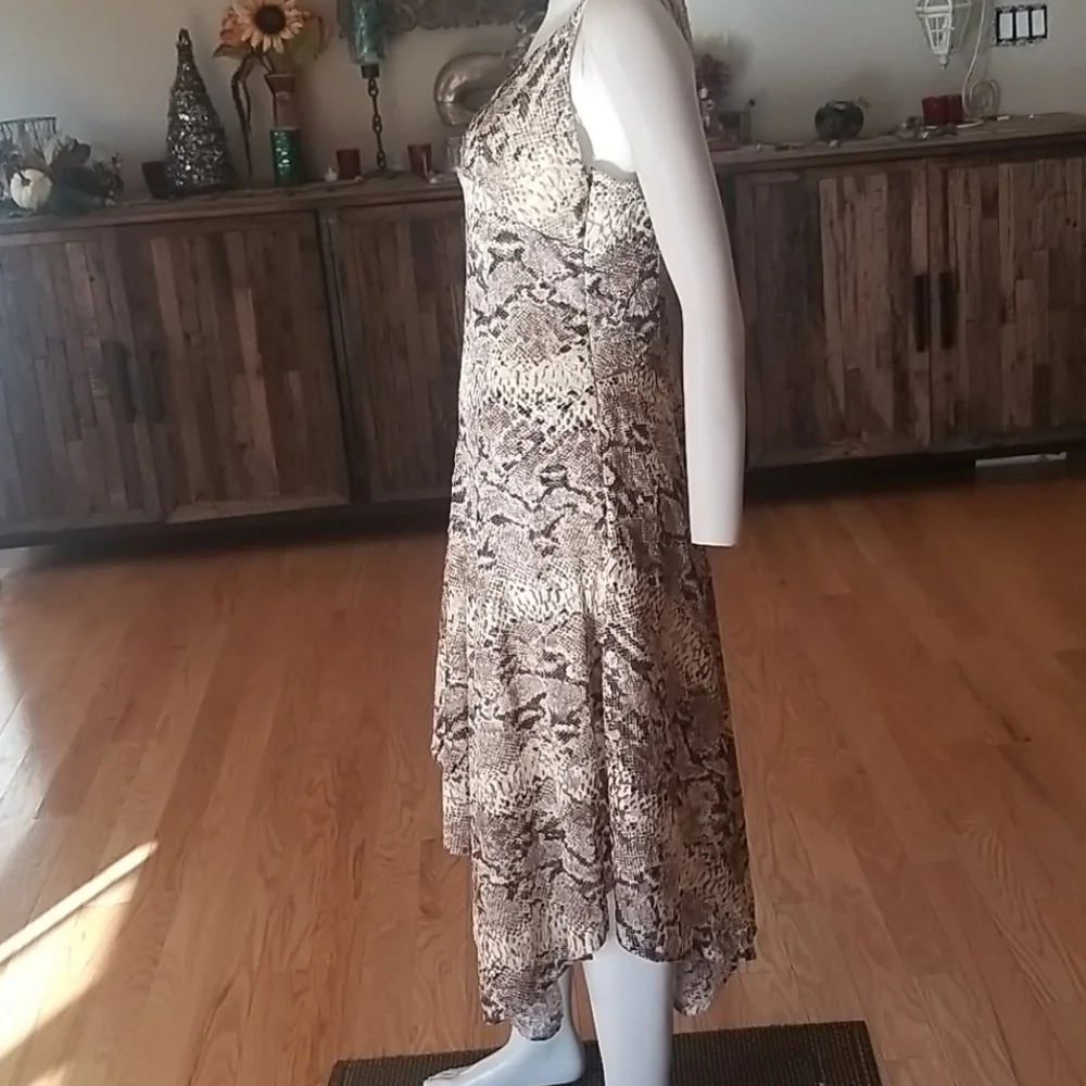 Free People midnight dance snake print dre…
